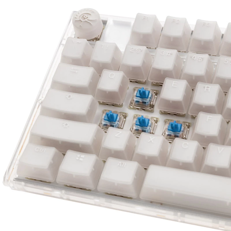 Ducky One 3 TKL Tastatur, Gaming, USB, QWERTY, Englisch, Weiß