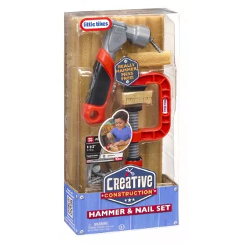 Creative Construction Hammer and Nail Set