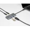 USB-Hub DeLOCK Externer USB 10 Gbps USB Typ-C Hub 63260