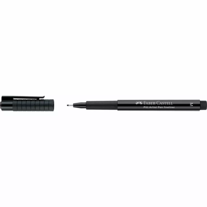 Fineliner Faber-Castell 167399 Schwarz Medium
