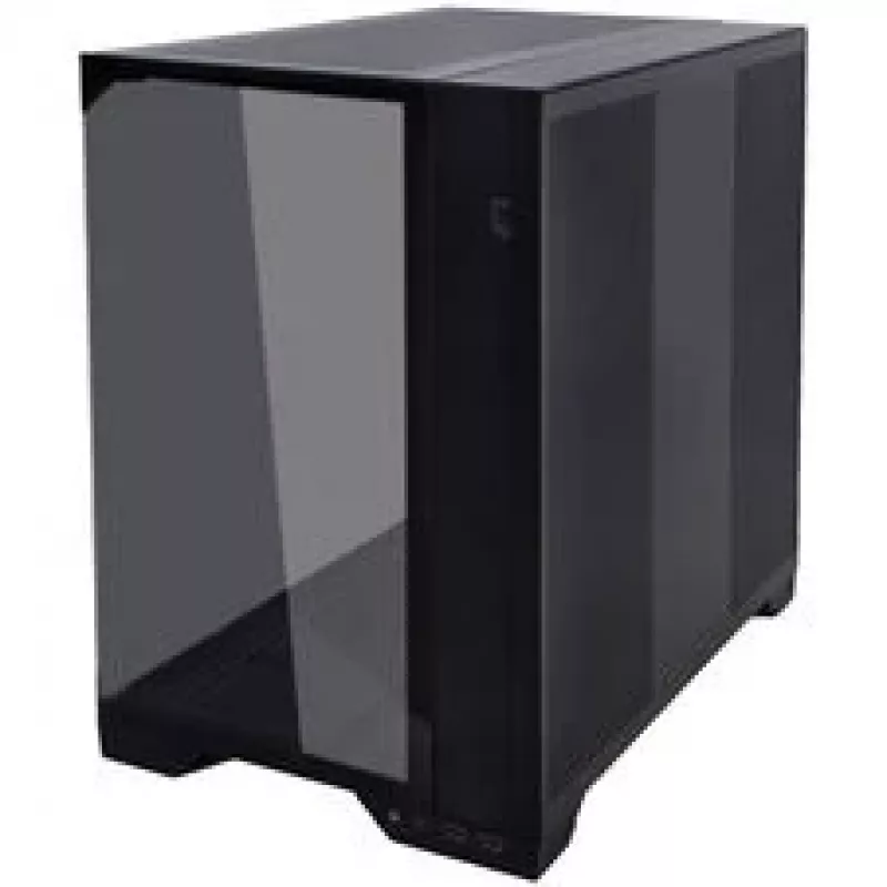 Lian Li O11 Vision Compact PC-Gehäuse Bundle + 3x UNI FAN SL-INF 120 Reverse Blade Lüfter - schwarz