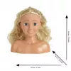Kämm- und Stylingkopf KLEIN Sara 5205 mit realistischen Merkmalen – Puppenzubehör zum Üben von Frisuren