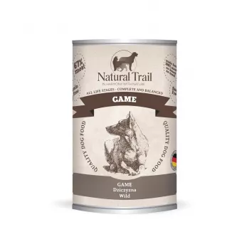 NATURAL TRAIL Wildfleisch - Nassfutter für Hunde - 400 g