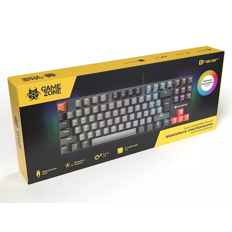 TRACER Mechanische Tastatur GAMEZONE Strike 87