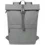 City-Rucksack Rivacase Gremio Grau Polyester rPET 280x135x430mm