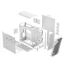 PC-Gehäuse Fractal Design Torrent White – unterstützt ATX, EATX, microATX, ITX; 2x180 mm Frontlüfter; 2,5-Zoll/3,5-Zoll-Einschübe