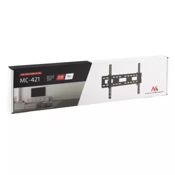 Maclean TV MC-421 Wandhalterung 32 -90 VESA 600x400 80kg Neigbar Universal Verstellbar Wasserwaage Zubehör Flach Schlank