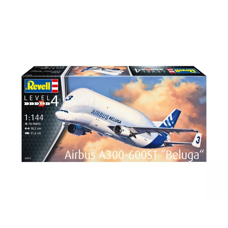 Revell 1/144 Maßstab Airbus A300-600 pc(s) Beluga Modellbausatz
