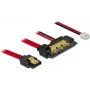 SATA-Kabel DeLOCK 85242 0,3m SATA 7-polig SATA 22-polig Schwarz