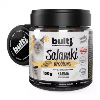 Katzenleckerli BULT Geflügelgeschmack 150 g Beutel — fleischig, getreidefrei, gluten- und zuckerfrei