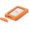 Externe SSD LaCie STND4000400 4 TB USB4 Gen 3x2 Thunderbolt USB Type-C, Orange/Edelstahl