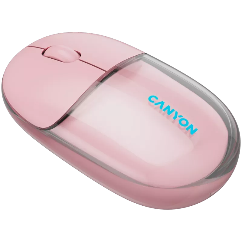 CANYON Maus OnClick 24 BT/ Wireless Transparent/Pink