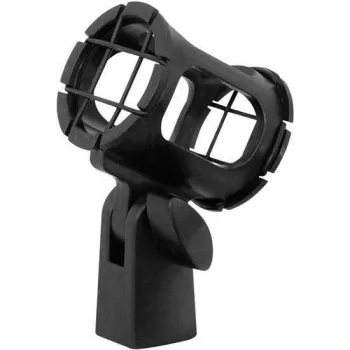 Klemmenhalter Omnitronic schlank-01 Schwarz — Mikrofon-/Zubehörklemme, kompaktes schlank-Design
