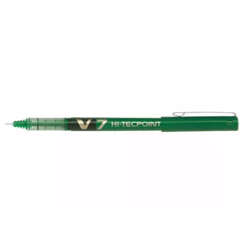 Stick Pen Pilot Hi-Tecpoint V7 Grün Schreibfarbe Grün