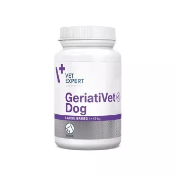 VET EXPERT GeriatiVet Dog Large Breed - unterstützendes Präparat für ältere Hunde - 45 Kapseln.