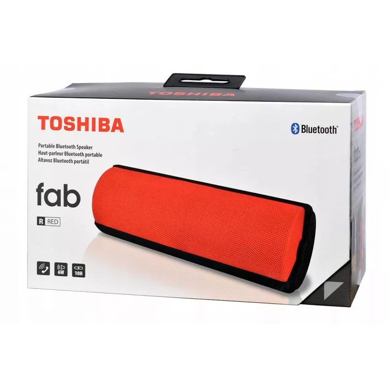 Tragbarer Lautsprecher Toshiba Fab TY-WSP70, Rot