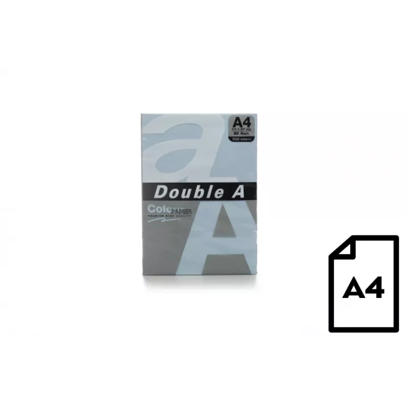 Farbpapier Double A, 80g, A4, 500 Blatt, Ocean