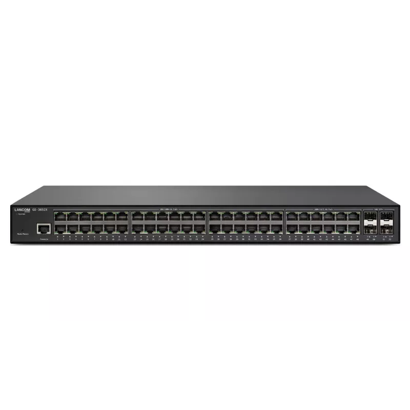 Lancom GS-3628XUP, L3, 2.5G Ethernet (100/1000/2500), Power over Ethernet (PoE), Rack-Installation, 1U