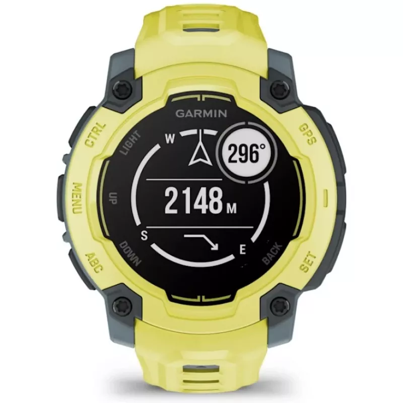 Garmin Instinct E 2,29 cm (0,9) MIP 45 mm Digital 176 x 176 Pixel Lime GPS (Satellit)