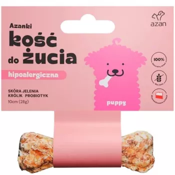 Hundezahnpflege-Snack Brit AZANKI Hypoallergener Knochen aus Hirschhaut 10 cm, 28 g, probiotisch, getreidefrei