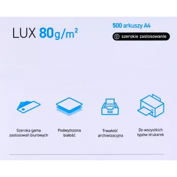 Papier Kopierpapier Büro POLLUX (A4; 80 g/m²; 500 Blatt; weiß, matt)
