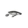 Zebra CBA-R71-C09ZAR serielles Kabel Schwarz 2,8 m RS232 DB9