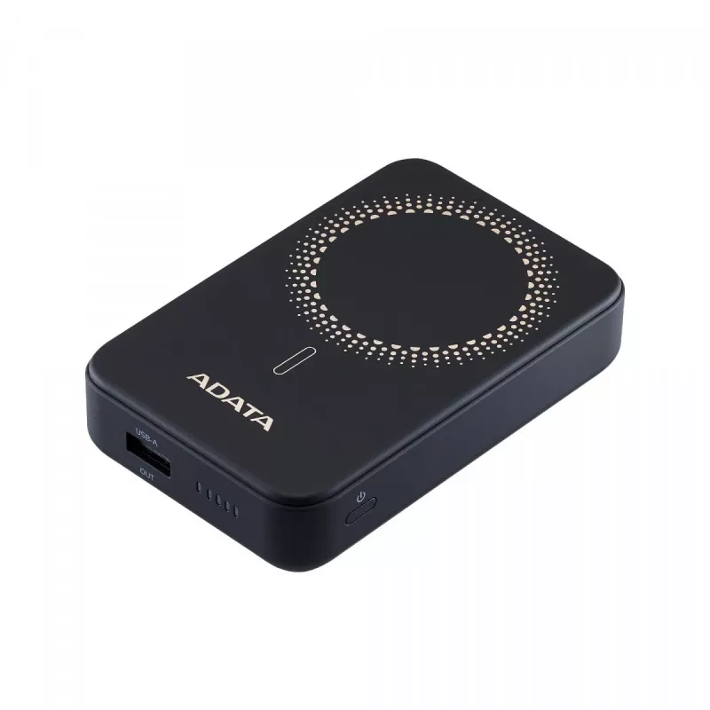 ADATA PR100-12BK power bank Lithium Polymer (LiPo) 10000 mAh Wireless charging Schwarz