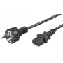 Microconnect PE0204100 Stromkabel Schwarz 10 m CEE7/7 C13-Kupplung