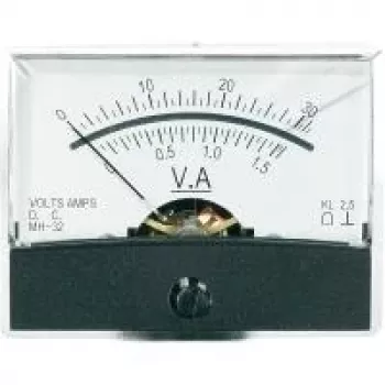 Voltcraft AM-60X46/30V/1,5A/DC Einbau-Messgerät AM-60X46/30V/1,5A/DC 30 V/1,5 A Drehspulmesswerk (AM-60X46/30V/1,5A/DC)