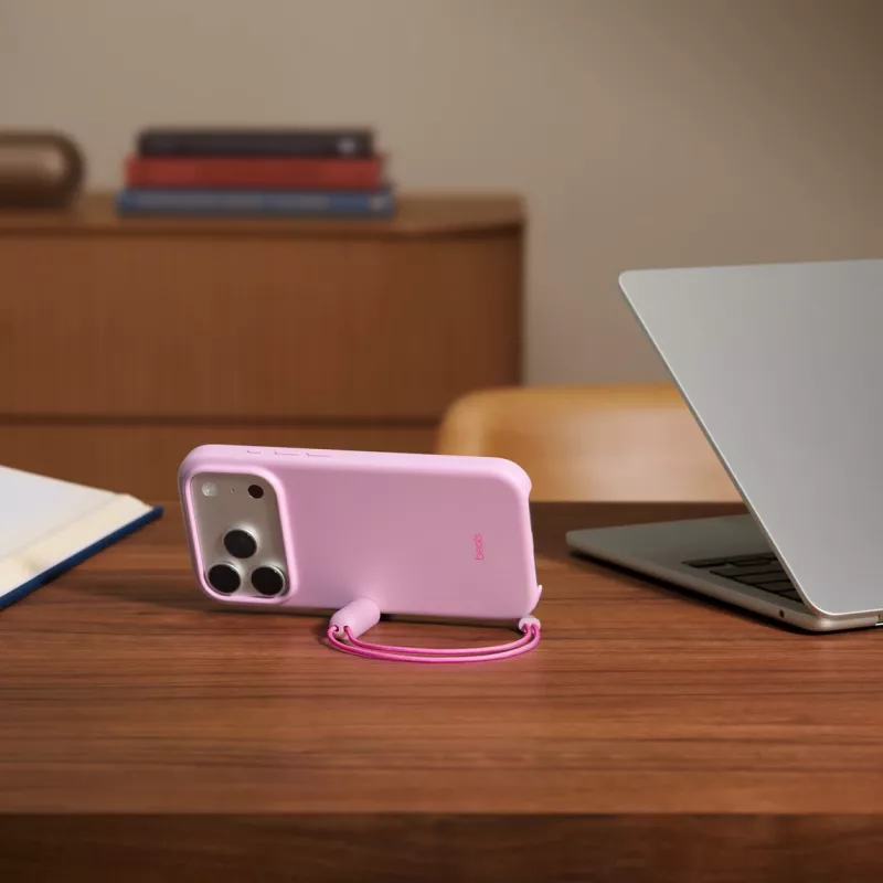 Ständerhülle Apple Beats iPhone 17 Pro MagSafe Camera Control Pink