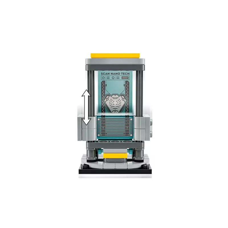 LEGO Marvel Iron Man Laboratorium Rüstkammer 76315 Spielset – 384 Teile, 5 Minifiguren, Präsentationsbereich