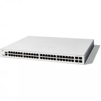 Cisco Catalyst 1300-48T-4X Managed Switch, 48 Port GE, 4x10GE SFP+, Limited Lifetime Protection (C1300-48T-4X)