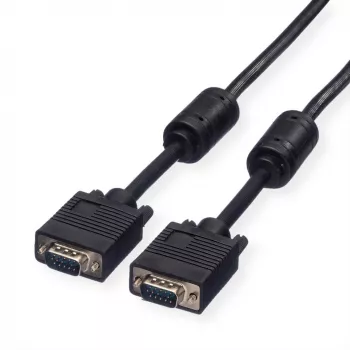 VGA-Kabel ROLINE HQ 10m M/M mit Ferrit