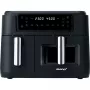 Dual Heißluftfritteuse HF 9500 DUO (schwarz, 2.400 Watt, 2 Körbe 6 L + 3,5 L)