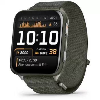 Garmin Venu X1 5,08 cm (2 inch) AMOLED Digital 448 x 486 Pixel Touchscreen Grau Wi-Fi GPS (Satellit)