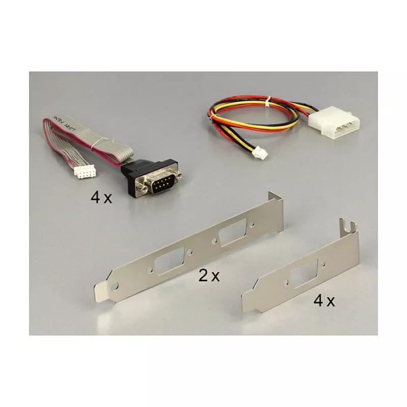 DeLOCK 95244 Mini PCIe serieller Adapter - 4 x RS-232