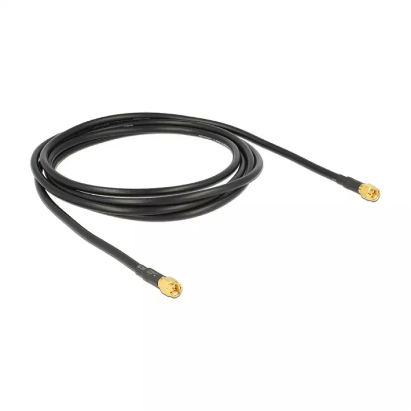 Koaxialkabel DeLOCK 88892 LMR195 2 m SMA Schwarz