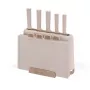 Maestro MR-1412-BEIGE Messerset mit Block + Schneidebrett-Set Beige