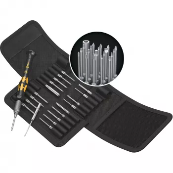 Wera ESD Bit-Schraubendreher Kraftform compact Micro 21 ESD 1 5/32 (4 mm) HIOS, 5/32 (4 mm) Halbmond 44 mm (05135973001)