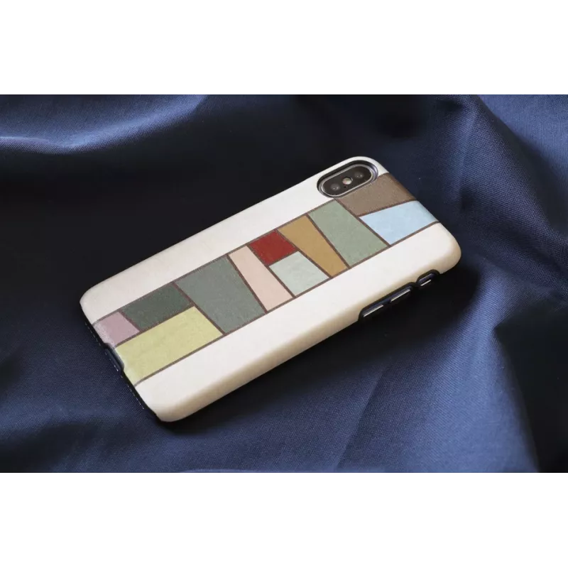 man and wood Smartphone-Hülle für iPhone X/XS — weiß