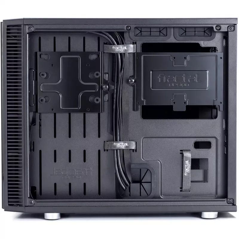 Fractal Design Define Nano S - Window - Tower - ITX - ohne Netzteil (ATX) - Schwarz - USB/Audio (FD-CA-DEF-NANO-S-BKW)