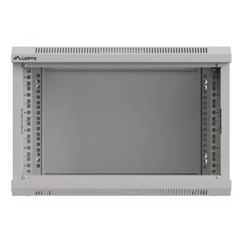 Rack-Montageschrank LANBERG WF03-5306-10S 19 Zoll 6U grau mit Glastür