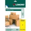 Lomond selbstklebendes Papier Universaletiketten, 1/210x297, A4, 50 Blatt, Lemon neon