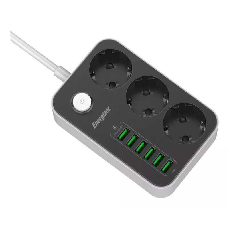 Tragbare Powerbank Energizer EPB2500W01EU 2500 mAh USB-Ausgang kompakter Ladegerät