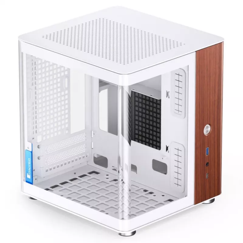 Jonsbo TK-0 Stk.-Gehäuse, Mini-Tower, Mini-ITX, Glas,