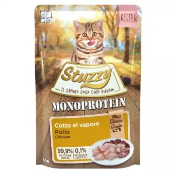 STUZZY Monoprotein Kitten Chicken - Nassfutter für Kätzchen - 85 g