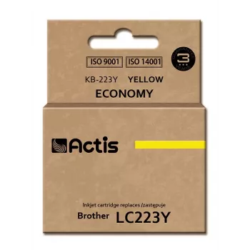 Actis KB-223Y Tinte (Ersatz für Brother LC223Y; Standard; 10 ml; gelb)