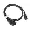 Lanberg CA-C13C-10CC-0018-BK Stromkabel Schwarz 1,8 m C13-Kupplung CEE7/7 (CA-C13C-10CC-0018-BK)
