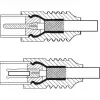 Goobay TV-Antennenkabel (135 dB Typ), 4-fach geschirmt, 2 m, Schwarz – vergoldet, Koax-Buchse > Koax-Stecker (70367)