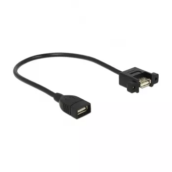 USB-Kabel DeLOCK 0,25m 2xUSB2.0-A